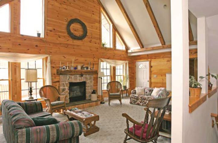 Log Home Great Room