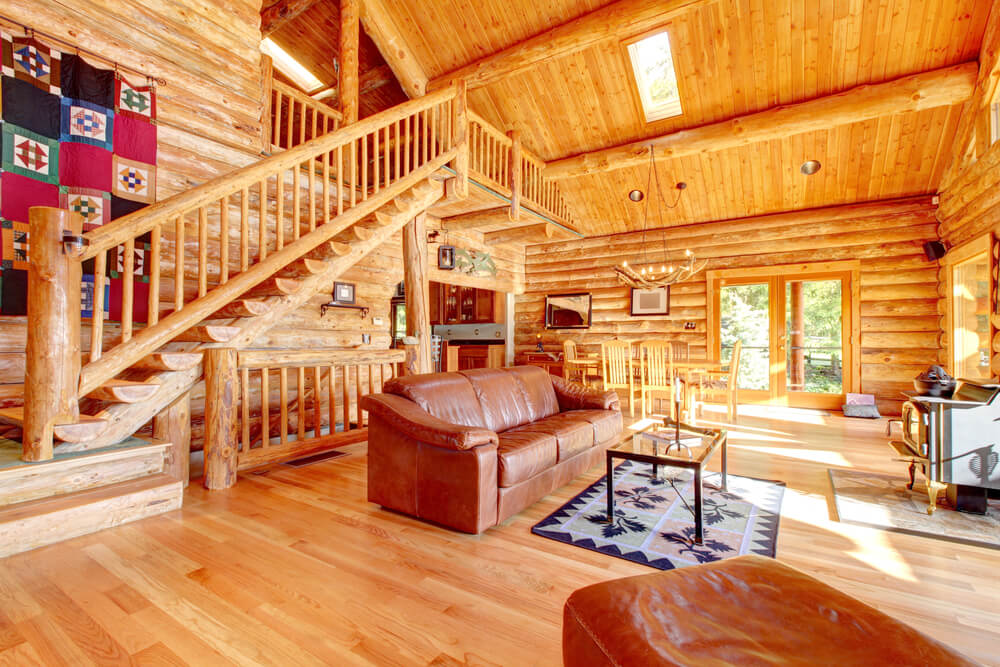 Log Home Interior