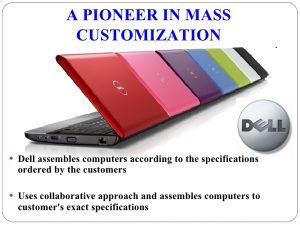 example of customization using dell computers